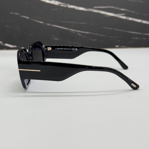 NEW TOM FORD TF917 01A WOMEN SQUARE SUNGLASSES TOM FORD VERONIQUE-02 FT0917/S - Picture 6 of 10